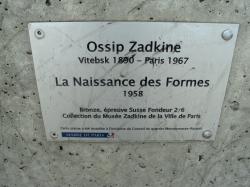  * Visite du musée Ossip Zadkine