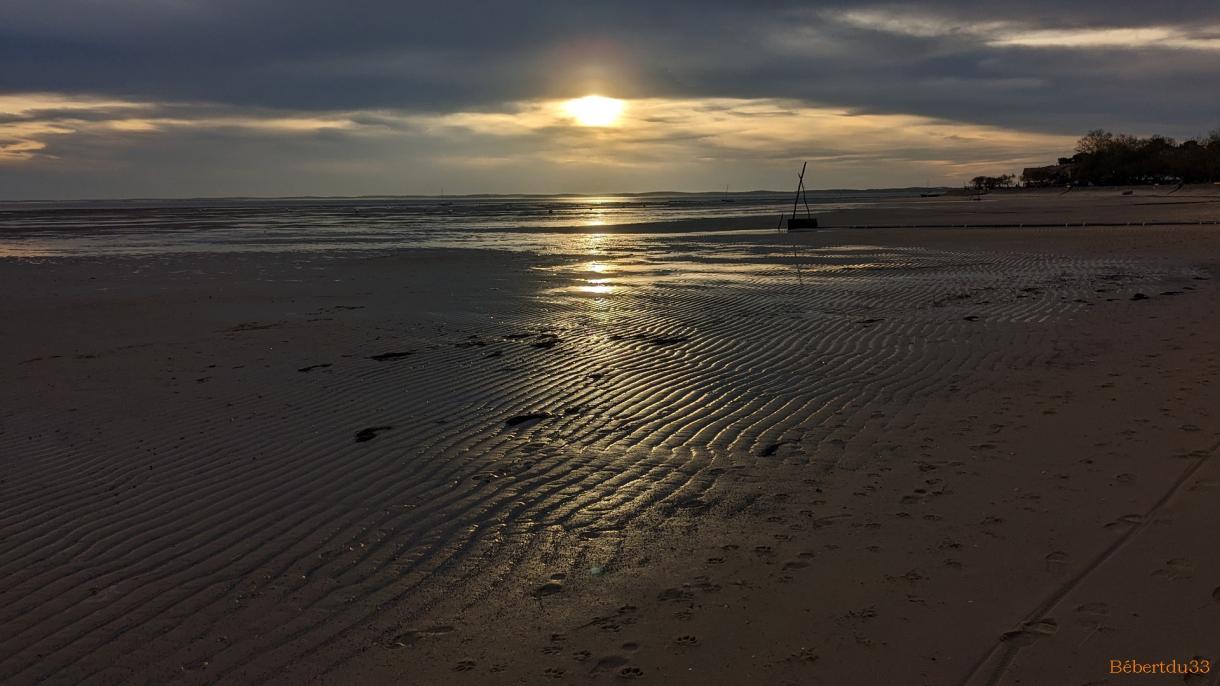 coucher de soleil à ...