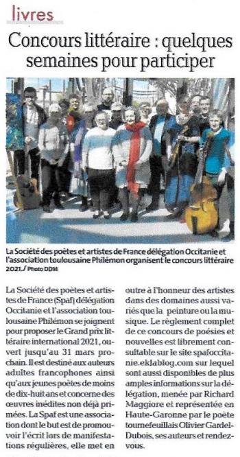 ANNONCES DU CONCOURS