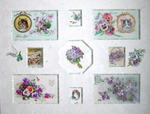 Mes chromos et cartes peintes