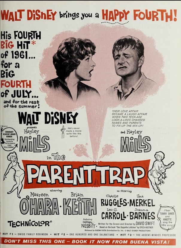 THE PARENT TRAP BOX OFFICE USA 1961
