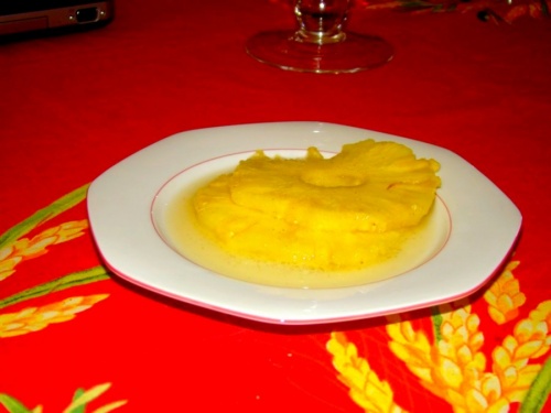 Carpaccio d'ananas...origine du mot carpaccio!