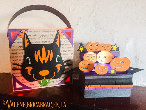 Halloween 2015 : un sac et un carte de SVGCuts