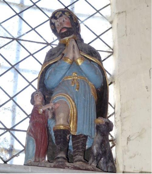 Saint Roch a été beaucoup invoqué et prié autrefois pour que les épidémies comme la peste ou  le choléra s'arrêtent.. ....  