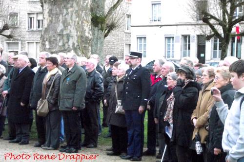 Commémoration de la cessation de la guerre d'Agérie, le 19 mars 2013 à Châtillon sur Seine