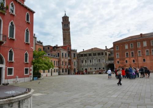 Le campo Sant'Anzolo à Venise