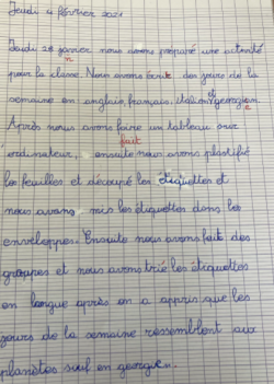 Le plurilinguisme: à la découverte des jours de la semaine