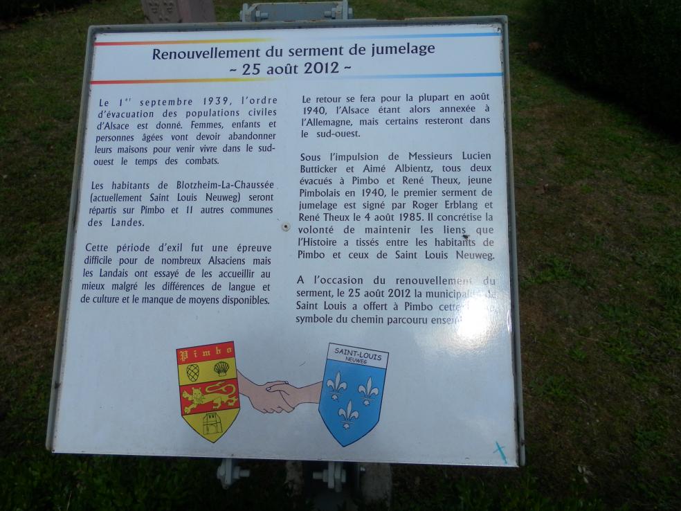 Pimbo , au fin fond des Landes , sur le chemin de St Jacques