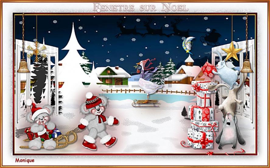 Fenêtre sur noël