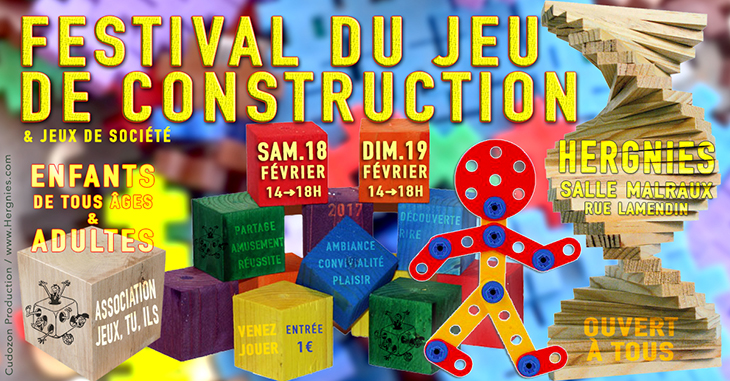 Festival du jeu de construction, à Hergnies