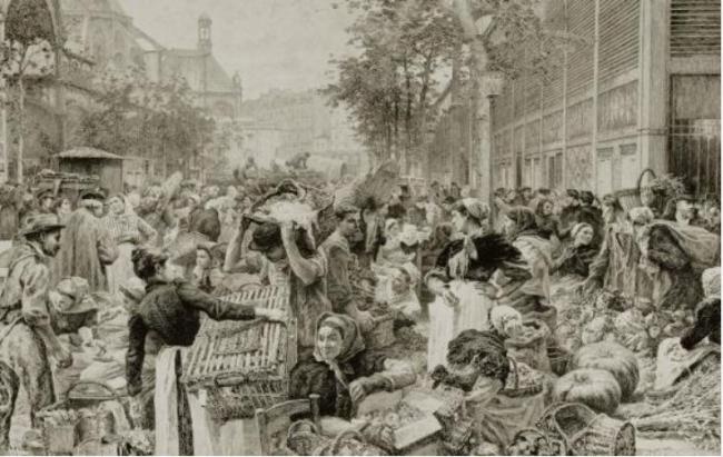 Petit Palais -  Le coup de cœur des conférencières : Les halles de Léon Lhermitte