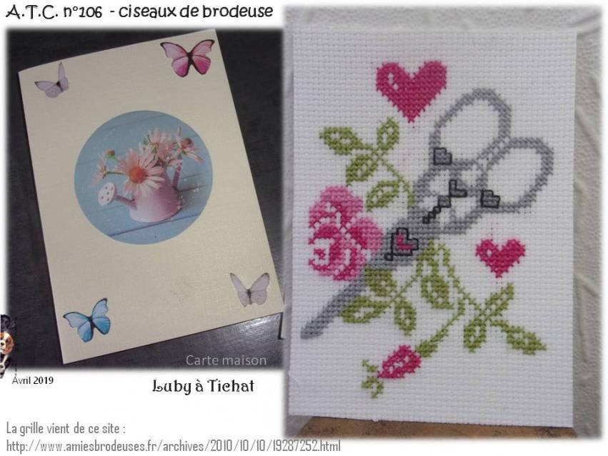 ATC "Ciseaux de Brodeuse"