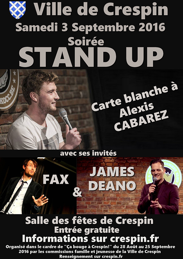 Soirée Stand up à Crispin