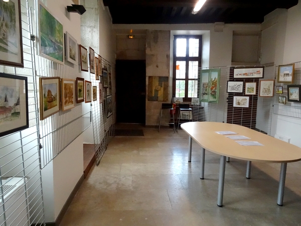 Les peintres des Amis du Châtillonnais ont exposé à l'Office du Tourisme de Châtillon sur Seine