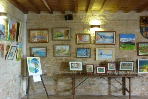 Les peintres de la Section Peinture des Amis du Châtillonnais ont exposé à Jully (Yonne)