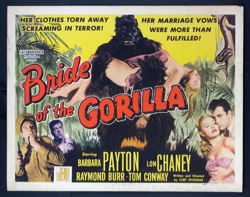 BRIDE OF THE GORILLA BOX OFFICE USA 1951