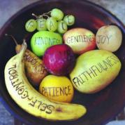 Galatians 5:22,23. the fruitage of the spirit. :D