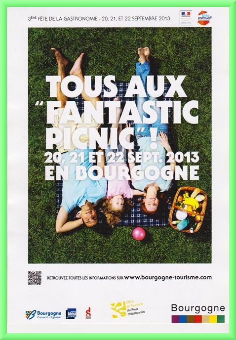 "Fantastic Picnic" une joyeuse animation proposée par l'Office du Tourisme du Pays Châtillonnais