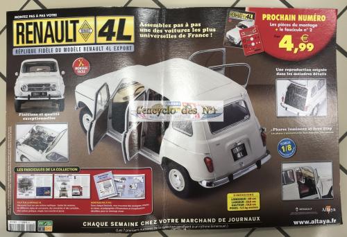 N° 1 Construisez la Renault 4L Export - Lancement 