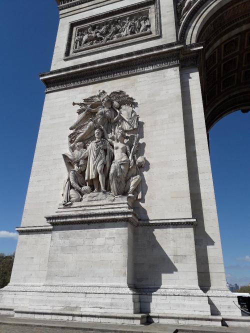 Balade sous l'arc de triomphe