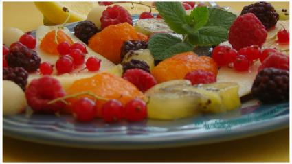 SALADE DE FRUITS D'ÉTÉ,Façon "Weight Watchers"