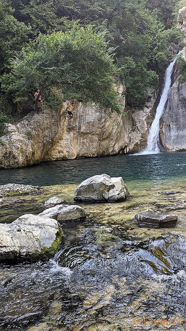 une cascade à Sospel 