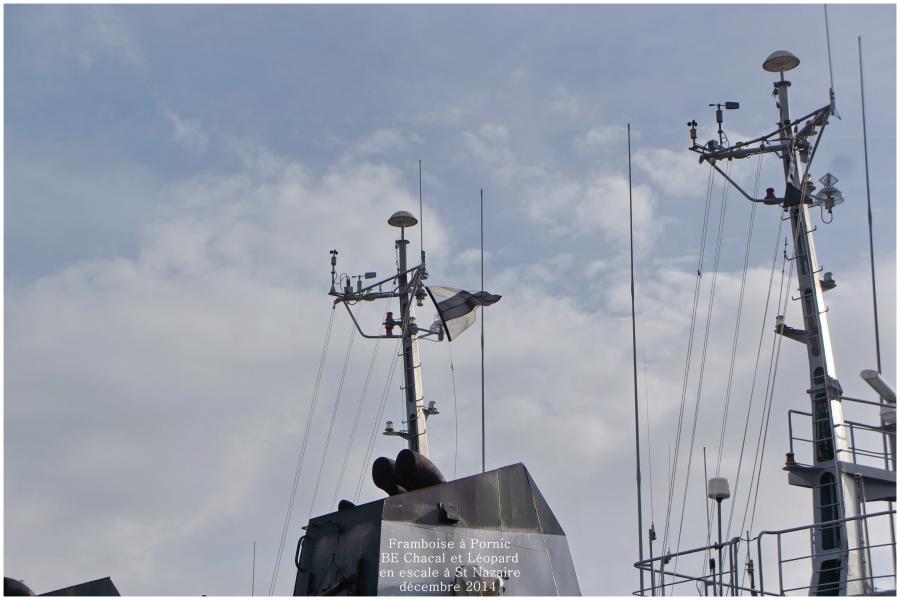 Escale des BE Chacal et Léopard à St Nazaire