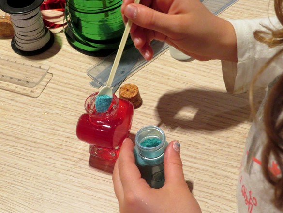 Un atelier "grimoires et potions " a ravi beaucoup de futurs jeunes "sorciers" à la médiathèque Victorine de Chastenay
