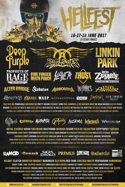 HELLFEST - L'affiche complète de l'édition 2017 dévoilée