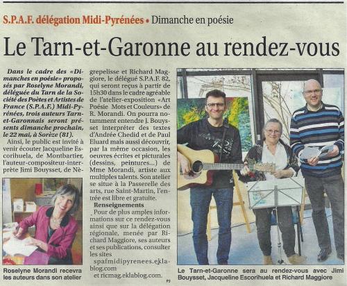 TROIS ANNONCES