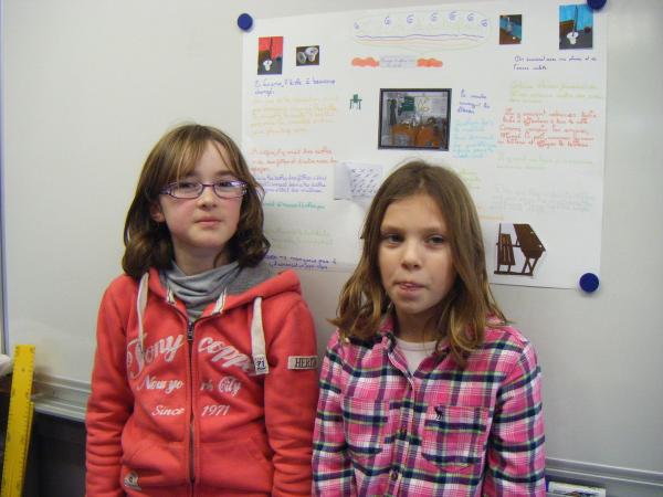 L'école d'autrefois par Clémence et Enora