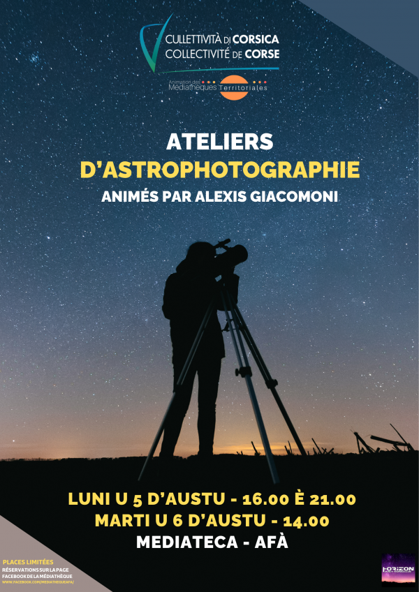 Stage d'astrophotographie - Médiathèque d'AFA