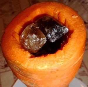 sirop de carottes ...