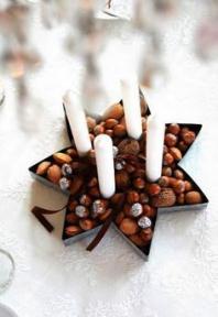 Les bougies de l’Avent dans un moule, un plat – Sakarton