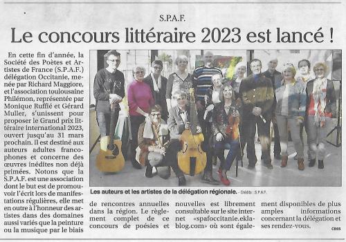 ANNONCES DU CONCOURS
