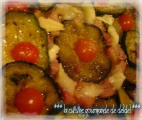 PIZZA AUBERGINES,COURGETTES TOMATES CERISES,BOLOGNAISE