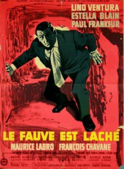 LE FAUVE EST LÂCHE BOX OFFICE FRANCE 1959 AFFICHE DE BASARTE
