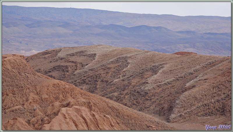 15/03/2022 matinée : suite de notre visite de Vallecito en allant vers un point de vue surplombant l'ensemble de la région  - Cordillera de la Sal - San Pedro de Atacama - Chili