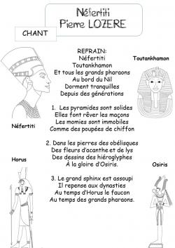 3ème ESCALE DANS LE TEMPS: L'EGYPTE ANTIQUE