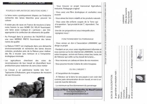 Parrainage mouton noir
