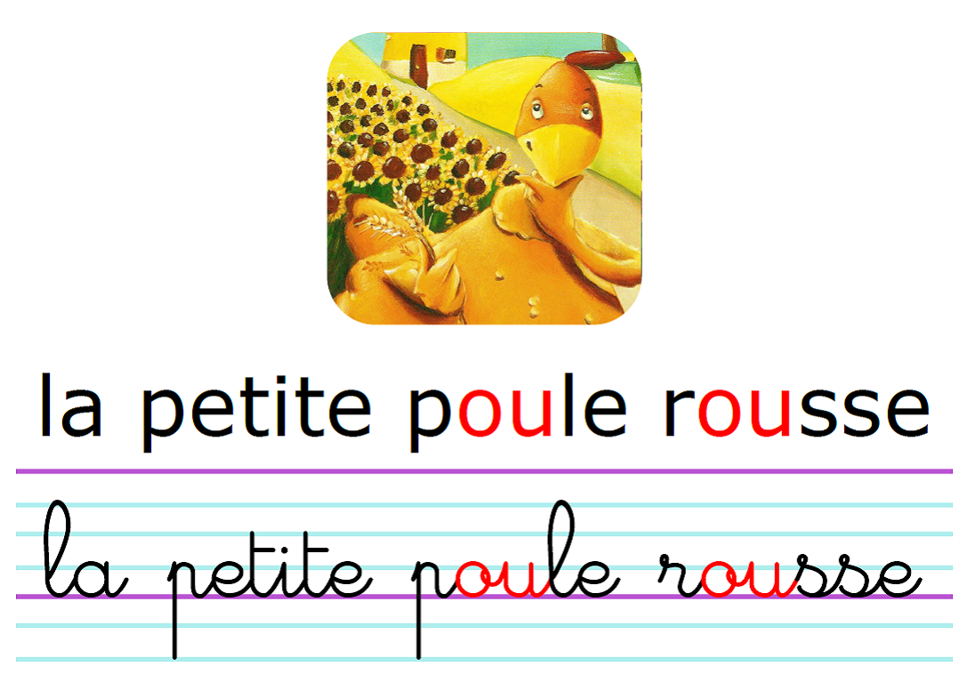 La petite poule rousse le cartable de Mirabelle la petite poule rousse a