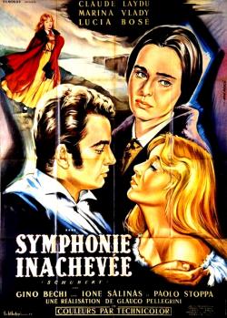 LA SYMPHONIE INACHEVEE BOX OFFICE FRANCE 1957 AFFICHE DE JEAN MASCII
