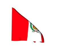 Drapeau Pérou Gif animé drapeau