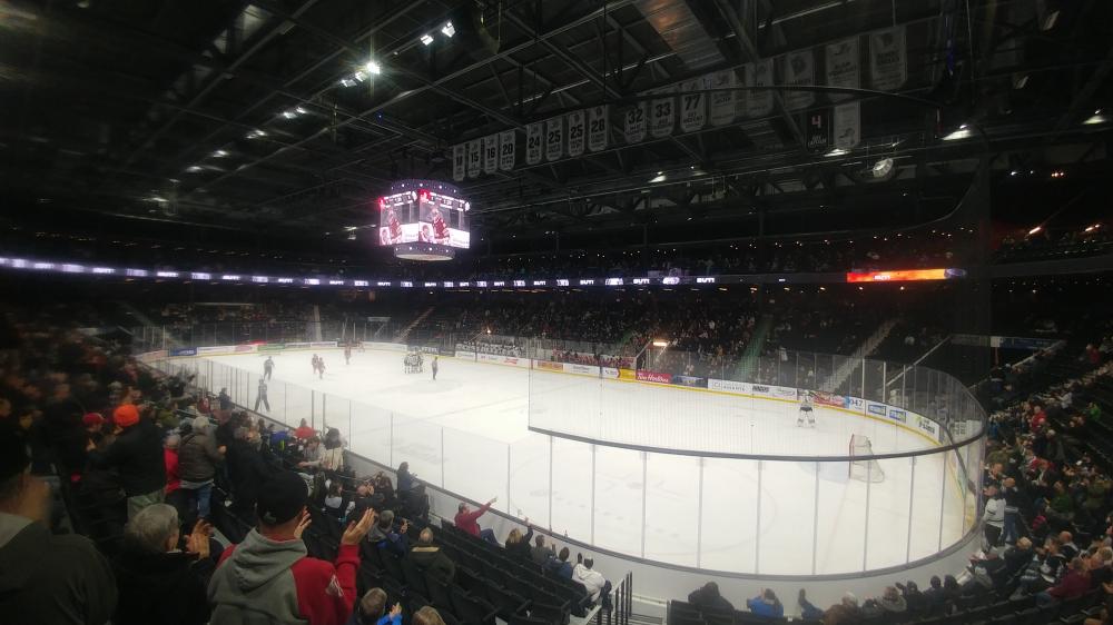Le Titan d'Acadie-Bathurst contre les Olympiques de Gatineau, le 6 février 2024