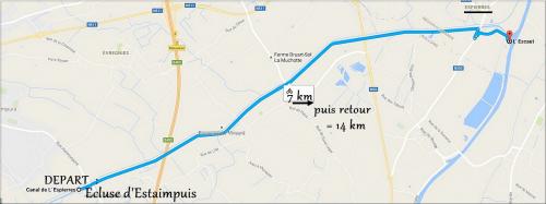  * Estaimpuis - Espierre-Hachin (à vélo)