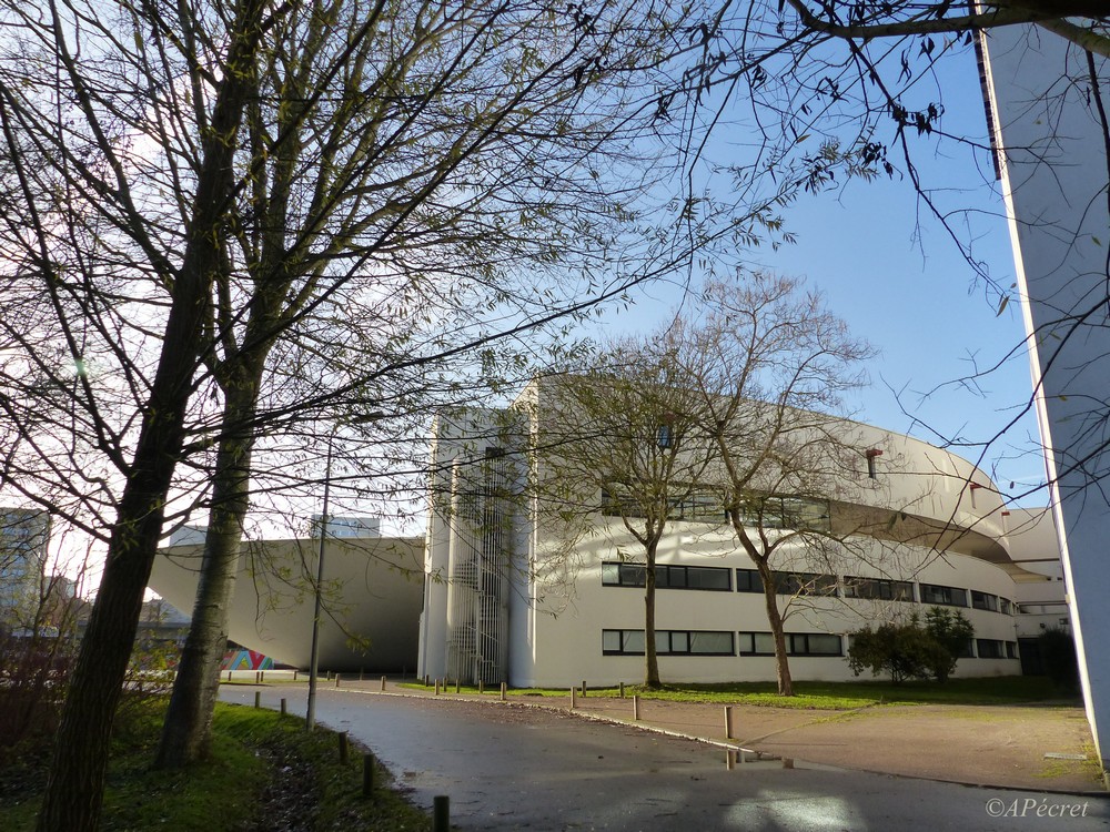 Une ville verte en hiver