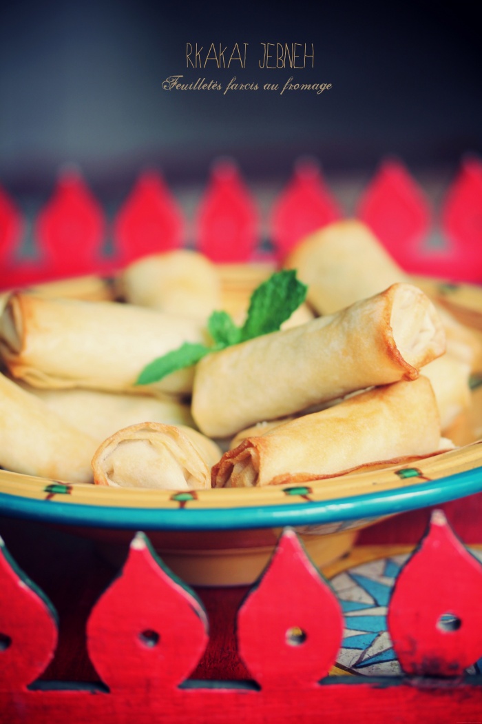 Rkakat jebneh {feuilletés farcis au fromage}