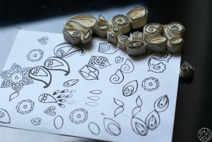 Défi gravure 22/52 - Des tampons mandala