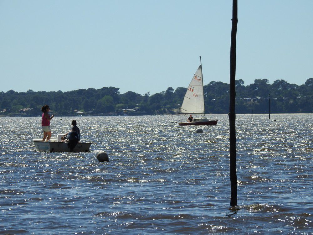 Une plage sur le Bassin d'Arcachon, en mai 2020...