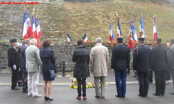 René Drappier a assisté aux cérémonies en hommage à la Libération de notre territoire : à Villotte, Maisey et Châtillon sur Seine